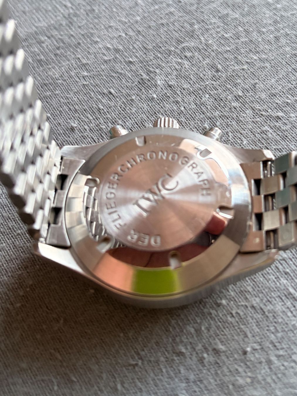 IWC Orologi: IWC Fliegerchronograph Ref. 3706 Durchmesser 39mm – Usato da Brunnen venduto da Alfa 5