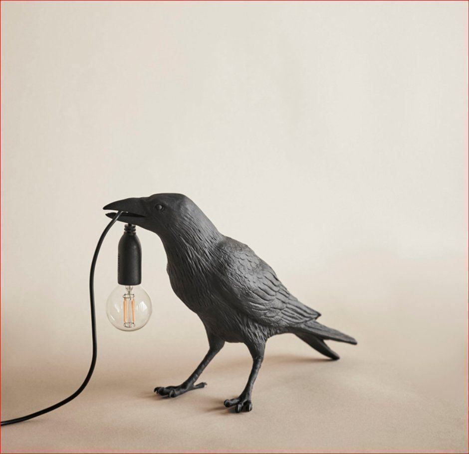 Lampade: Designer- Leuchte,  Krähe schwarz – Nuovo e nell'imballaggio originale da Burgdorf venduto da XJ6 3