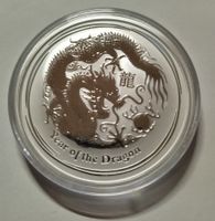 Australien 2012 – Lunar II Drache – 2 oz Silber .999