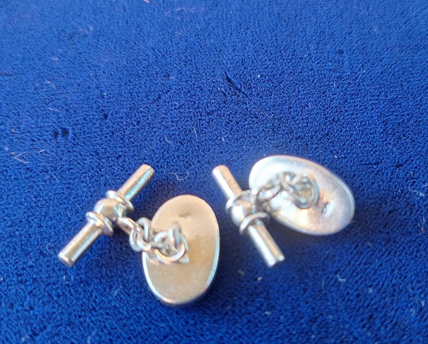 Manschettenknöpfe: Boutons de manchette argent 925 nacré – Gebraucht aus St-Triphon von Jldr0 2