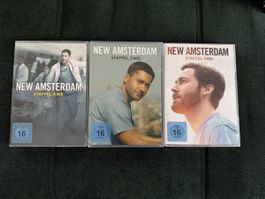 New Amsterdam, Staffel 1-3, DVD Box Set, Top Zustand!