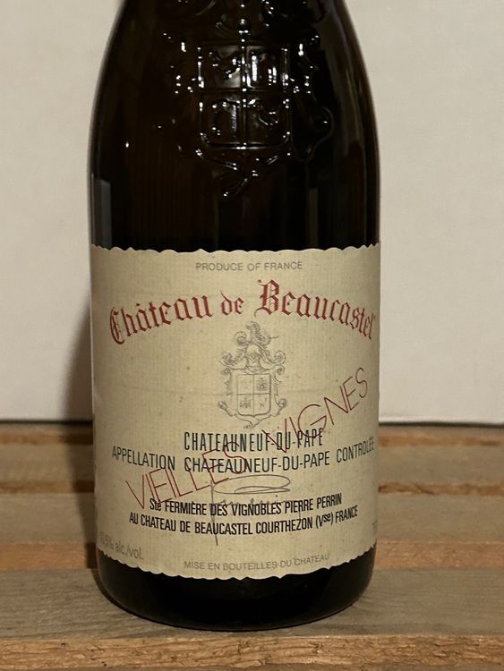 Châteauneuf-du-Pape blanc Vieilles Vignes 1998 Beaucastel 2