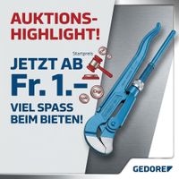 Gedore Eck Rohrzange 1 1/2" ab Fr. 1.-