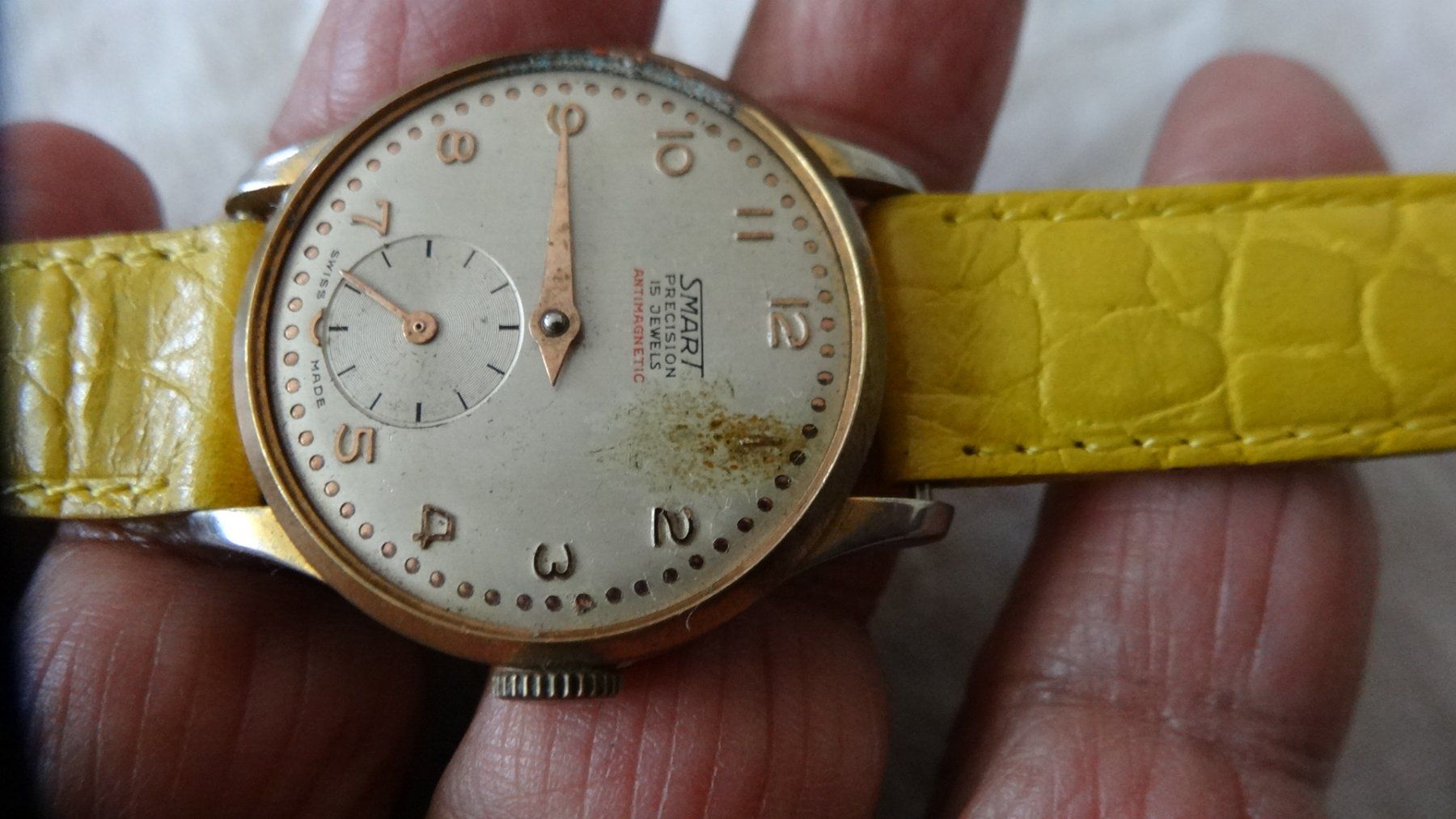 Orologi: SMART SECONDEN CHRONO HEREN UHR.H-ANDAUF.15J.PROBLEM LÄÜFT- – Usato da zürich venduto da ahmad01 8