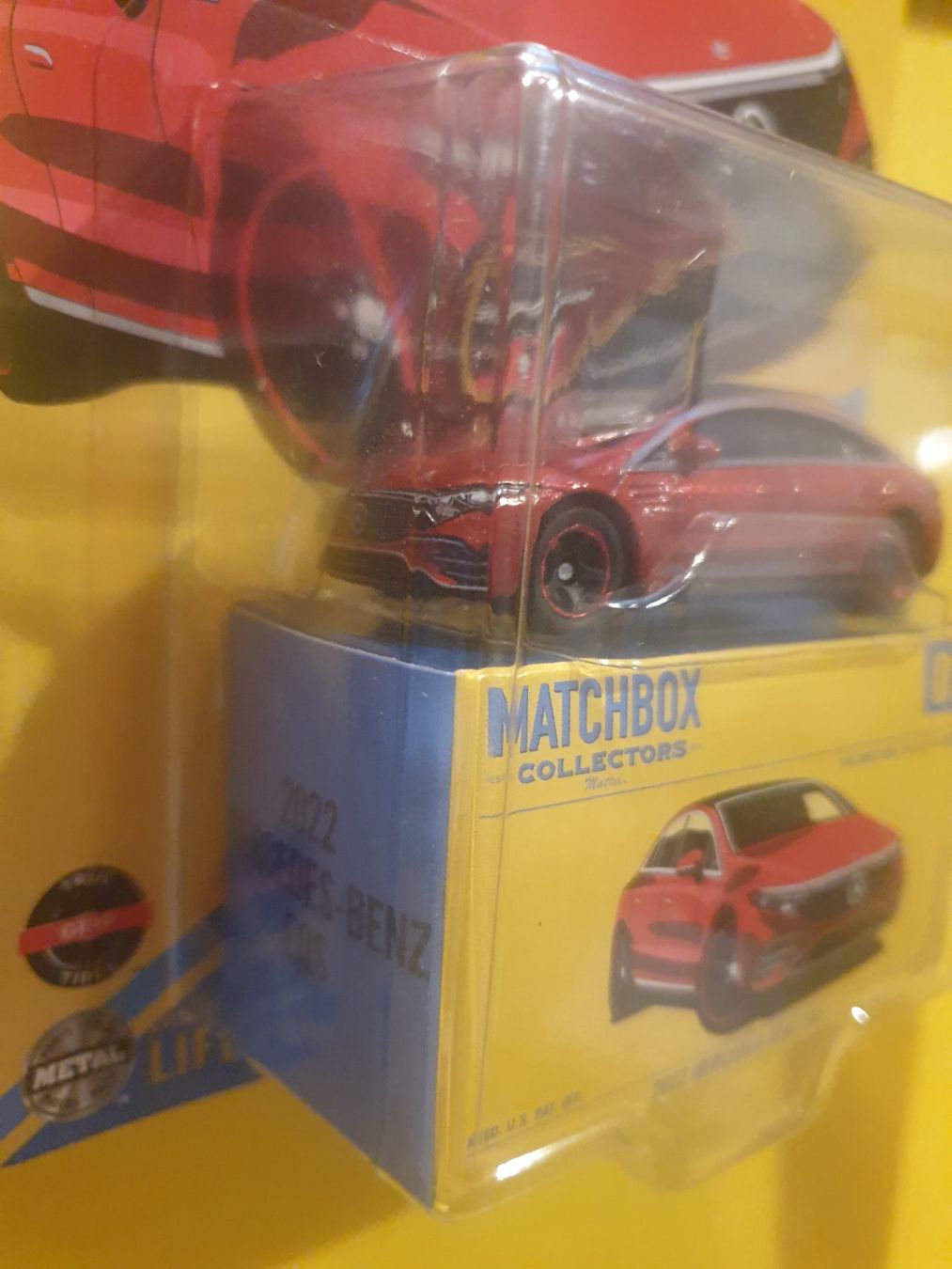 Matchbox Modellini d'auto: Matchbox 2022 MERCEDES-BENZ EQS – Nuovo e nell'imballaggio originale da Oftringen venduto da Rotor 4