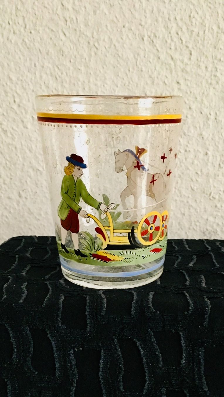 Bicchieri: Antikes Glasbecher 1745 – Nuovo (secondo la descrizione) da Zürich venduto da loriana 3