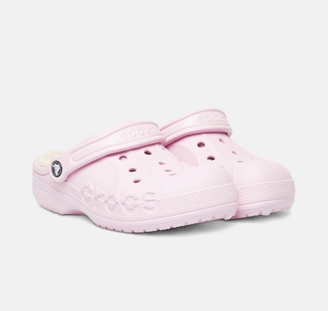 Crocs Scarpe da uomo: Rosa Crocs mit Teddy Fell, Grösse 38/39 – Nuovo (secondo la descrizione) da Zürich venduto da MyFashion 2