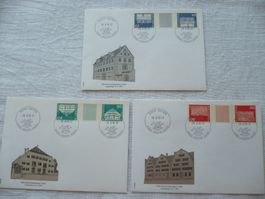 1970 3 FDC Zwischenstege SBK S69 / S71 / S72