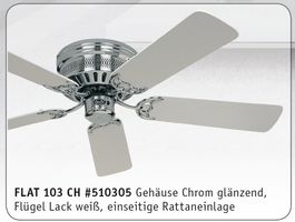 Deckenventilator Flat 103 CH