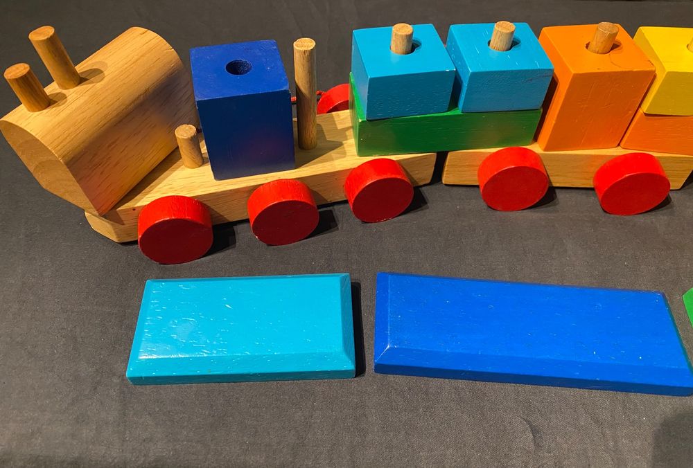 Holz Zug Spielzeug Mit Zahlen 0-10 - Magnetischer Lernzug Für Kinder Ab 1 Jahr