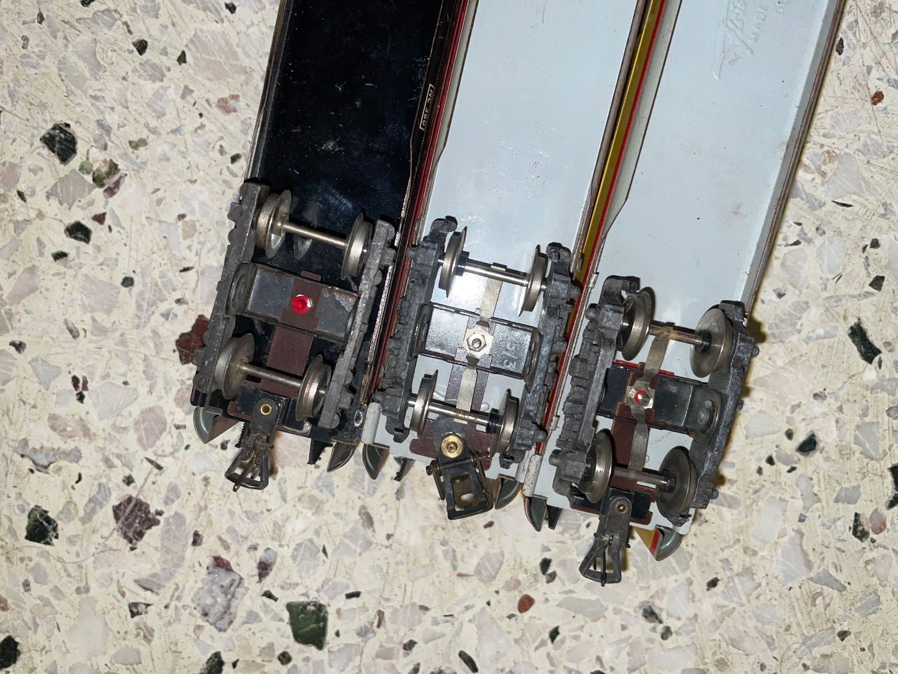 Fleischmann Modellini di ferrovie: Fleischmann 3 Waggons Union Pacific Pullman DSG Schlafwagen – Usato da Zürich venduto da pacta_sunt_servanda 3