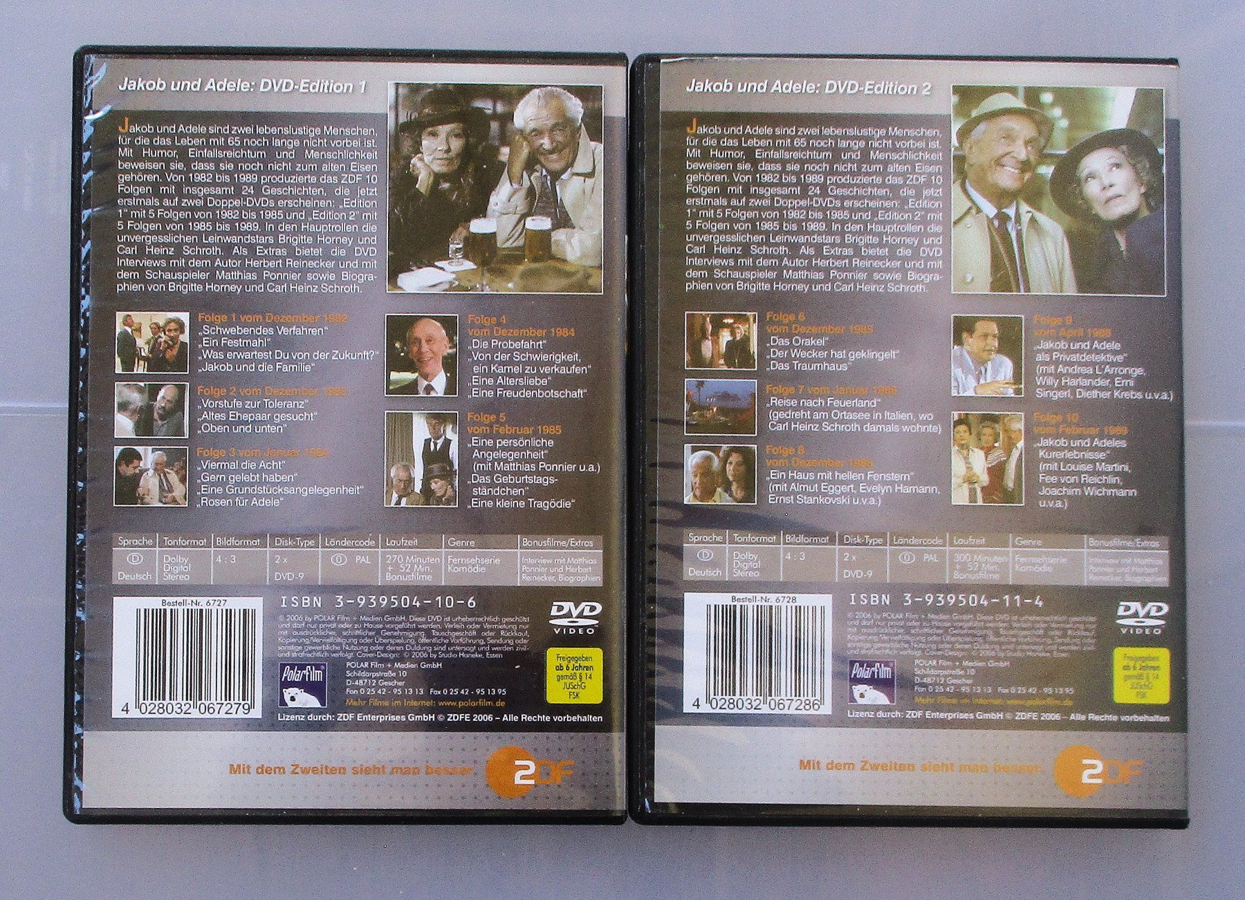 Alle DVDs: JAKOB UND ADELE - Komplette Serie 4-DVD – Gebraucht aus Wattwil von Muriel10 1