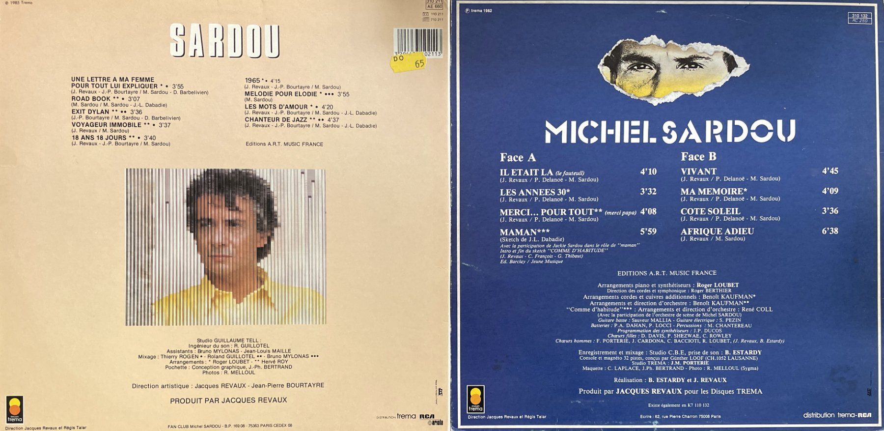 Dischi in vinile: Michel Sardou - 4 LP's – Usato da Savagnier venduto da Ne2065 1