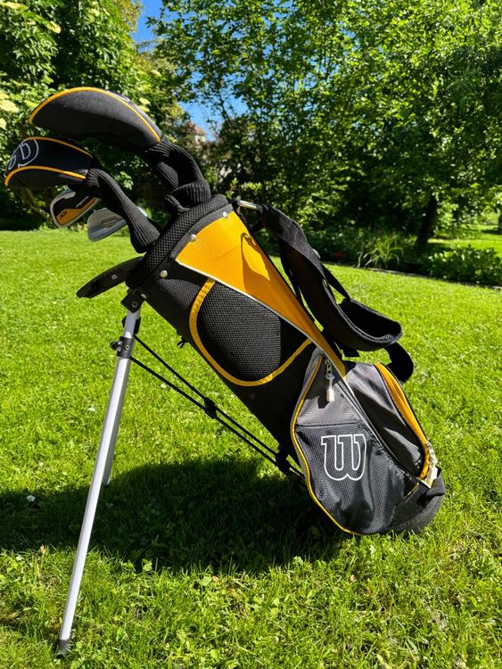 Kindergolfset 3-5 Jahre - Tragbares Golf Spielzeug Mit Rucksack Für Drinnen & Draußen