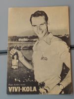 Alte Werbe PK / Hugo Koblet trinkt VIVI KOLA ca. 1950