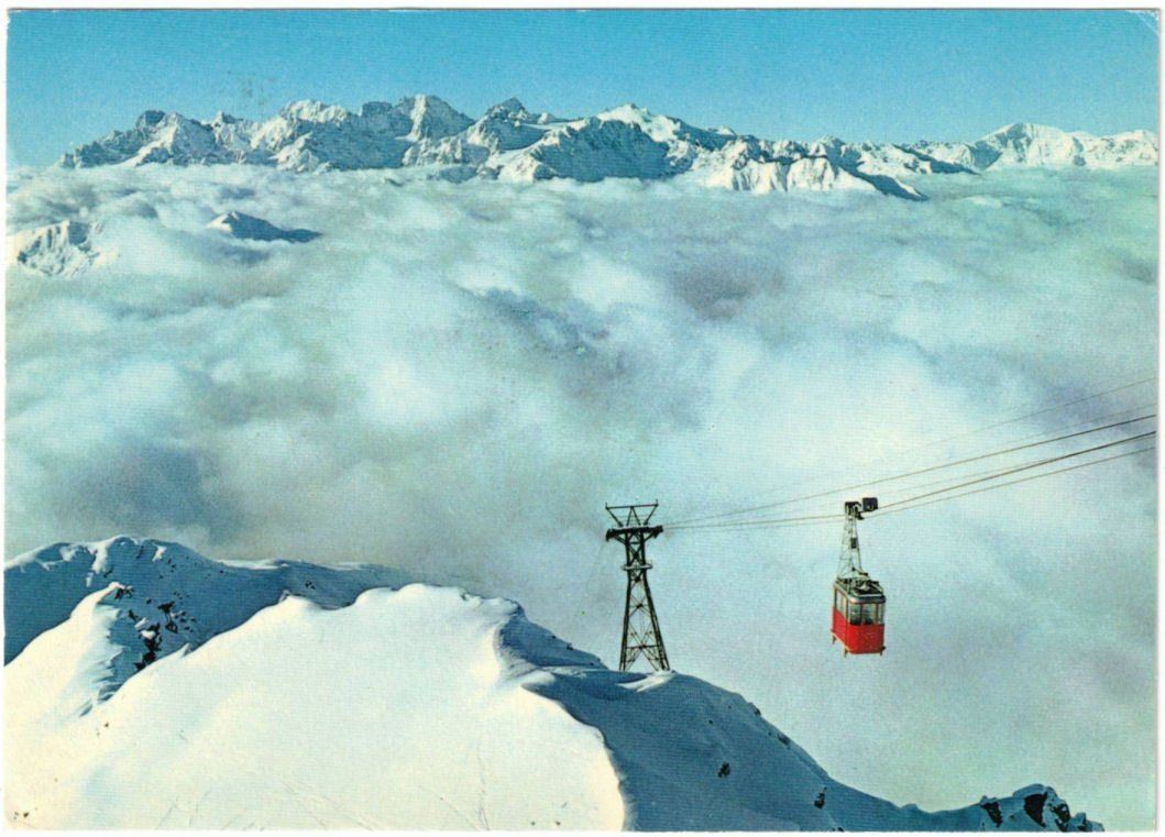 Cartoline postali: Verbier - Luftseilbahn Attelas – Usato da Binningen venduto da Mountainrider