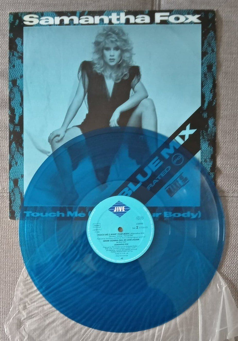 Schallplatten: SAMANTHA FOX - Touch Me - Disque  vinyl Maxi Blue – Gebraucht aus Le Locle von