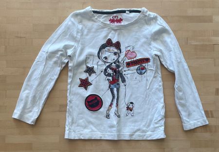 Palomino Shirt Mädchen, Gr. 116, Langarm, Top für den Herbst