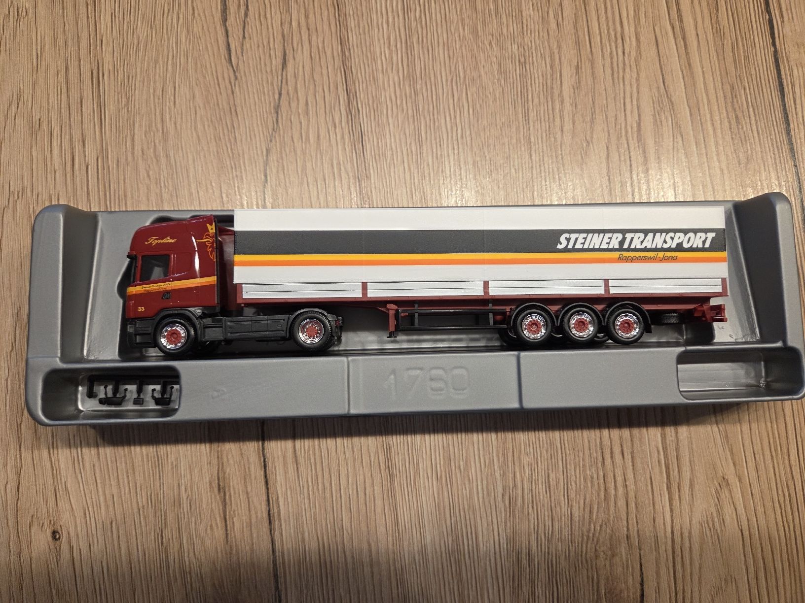 Herpa Modellautos: Scania Sattelschlepper Steiner Jona – Gebraucht aus Urdorf von Drutsch 1