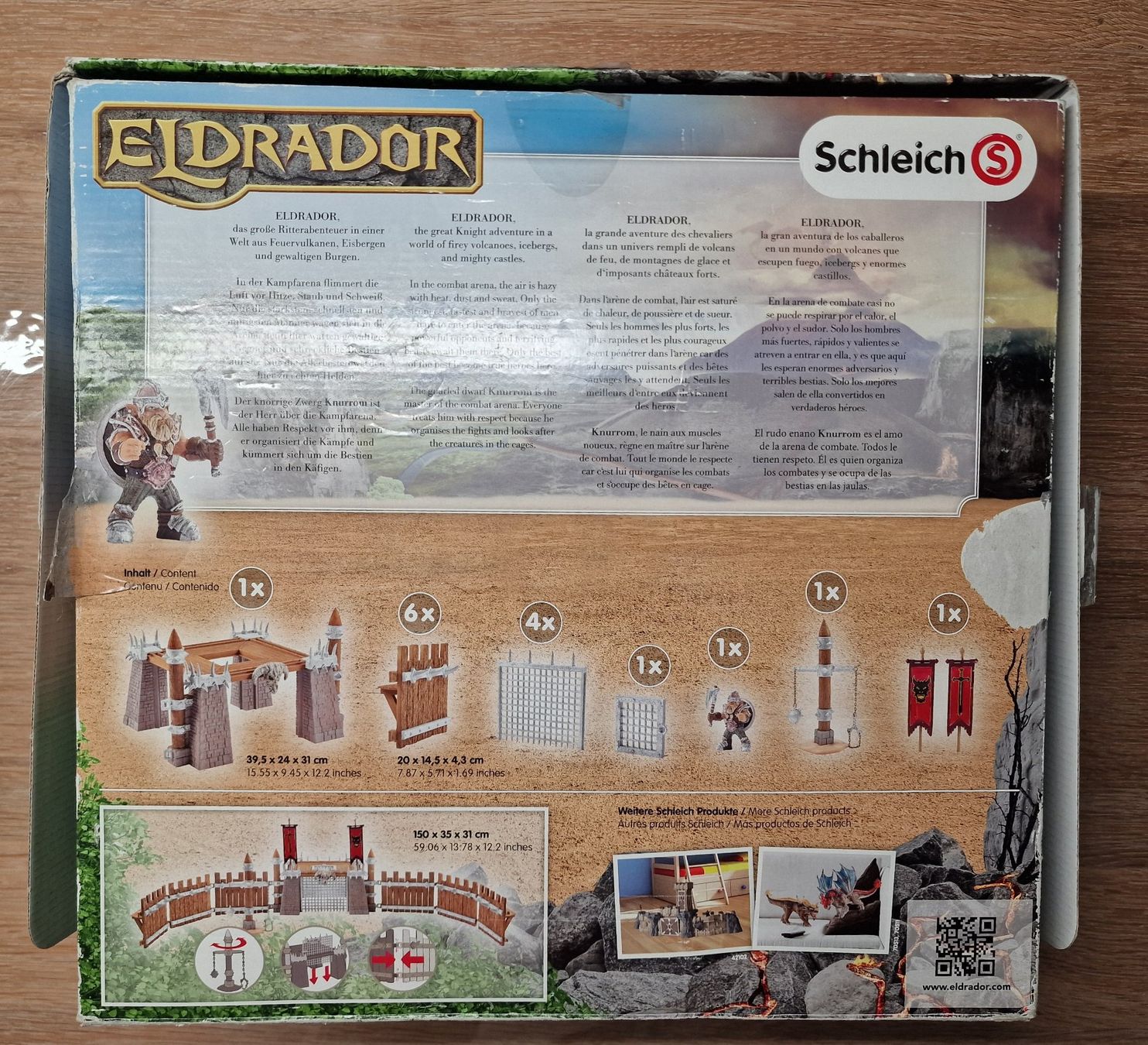 Schleich Statuette: Schleich Eldrador 42157 Kampfarena – Usato da Root venduto da Tanja.st 1