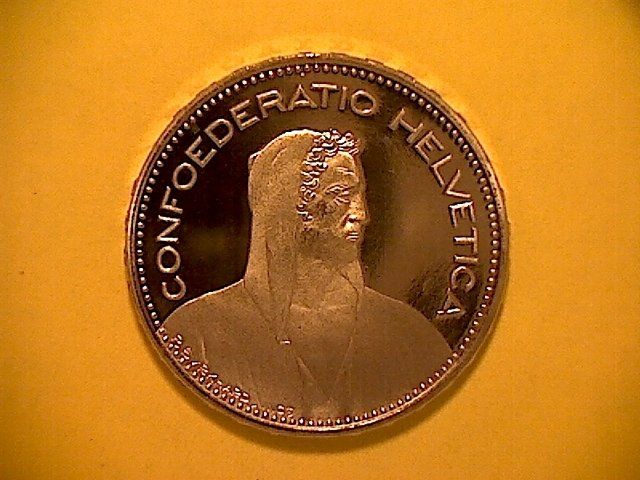 Tutti le monete: 5 Fr. 1997 unz aus Münzsatz – Usato da Buchs AG venduto da Ged8 1