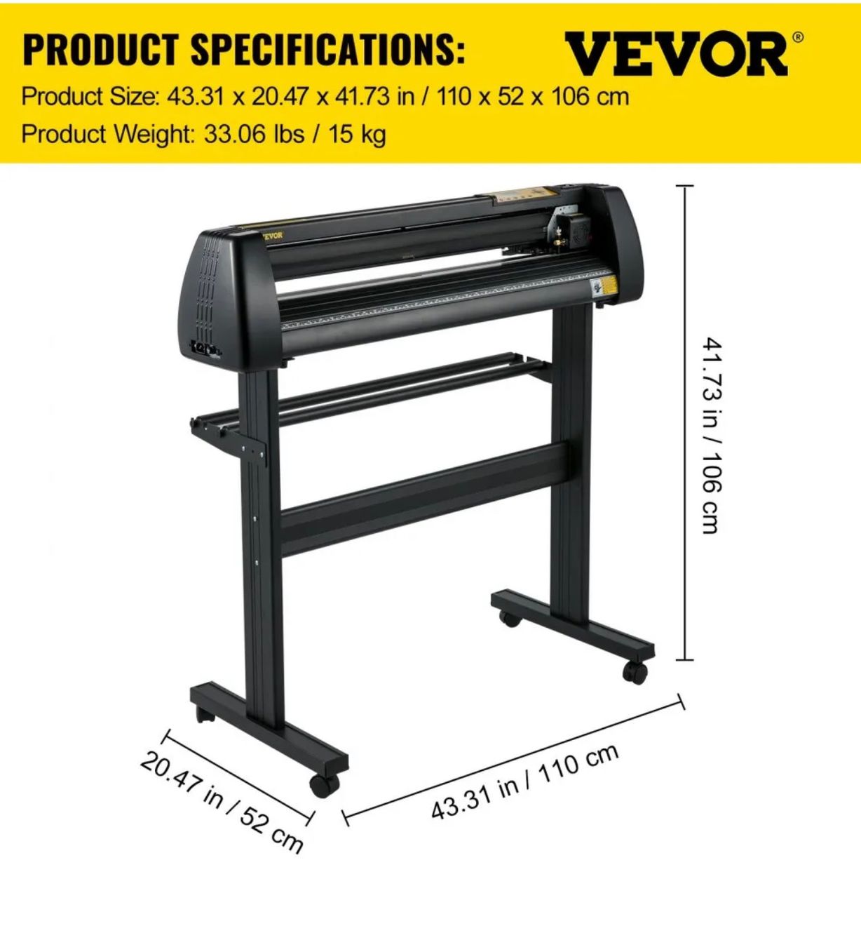 Alle Werkzeuge: 86 cm Vinyl Schneideplotter Vinyl Cutter Plotter 870 mm Slo – Neu und originalverpackt aus Amriswil von JaJa-Express 5