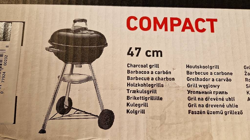 Weber Griglie: Barbecue à charbon Compact Kettle Ø 47 cm – Usato da Ste-Croix venduto da Sporchet 2