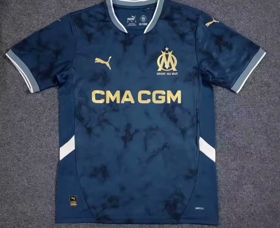 Canottiere & Pantaloni: Trikot Marsaille !! 24 25 away – Nuovo e nell'imballaggio originale da Trimbach venduto da TurbinaDiesel