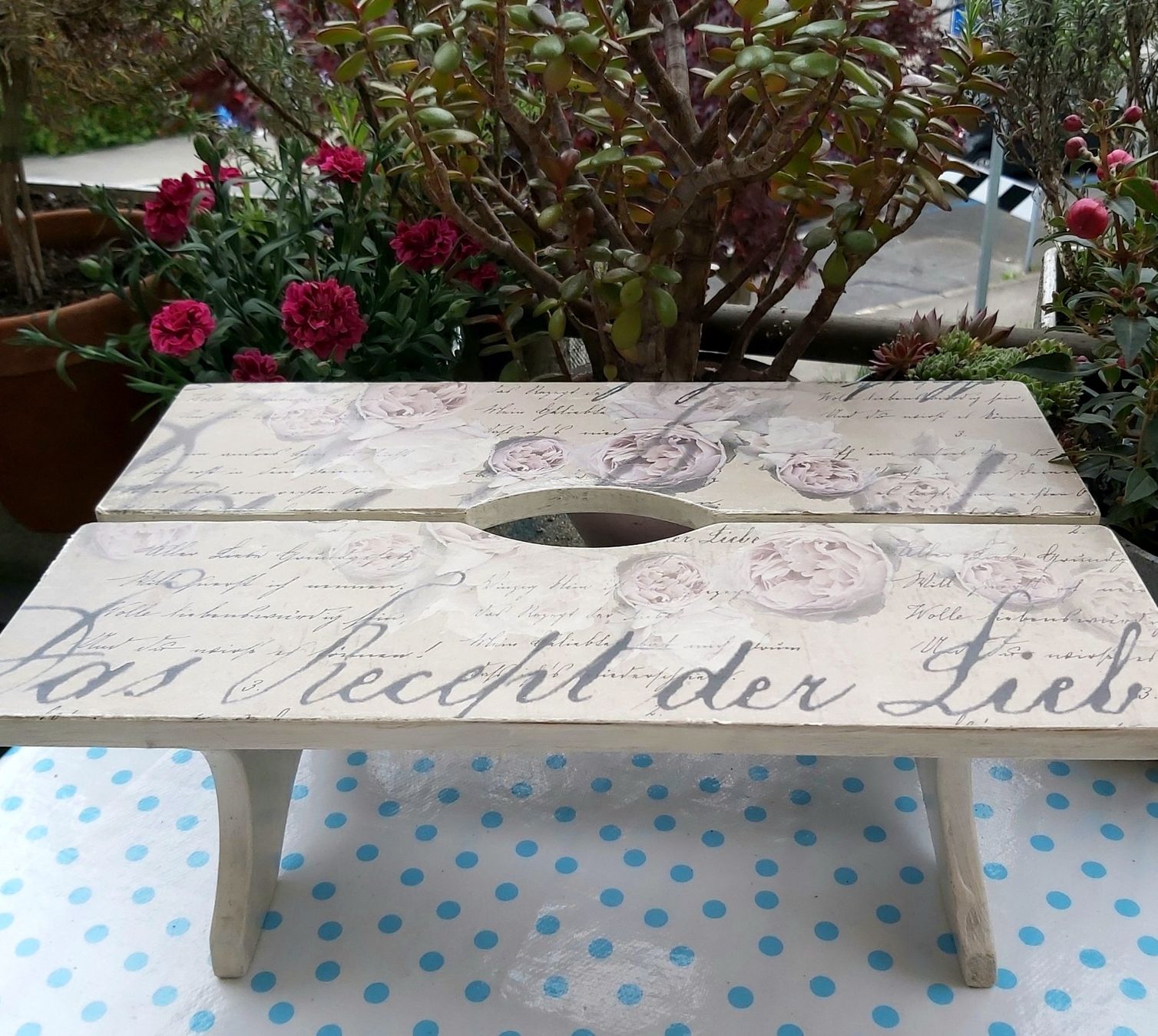 Hocker: Shabby chic Schemmel – Neu (gemäss Beschreibung) aus Bern von aronari