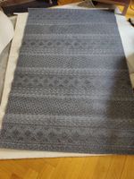 Tapis design d'extérieur gris anthracite géométrique 152x228