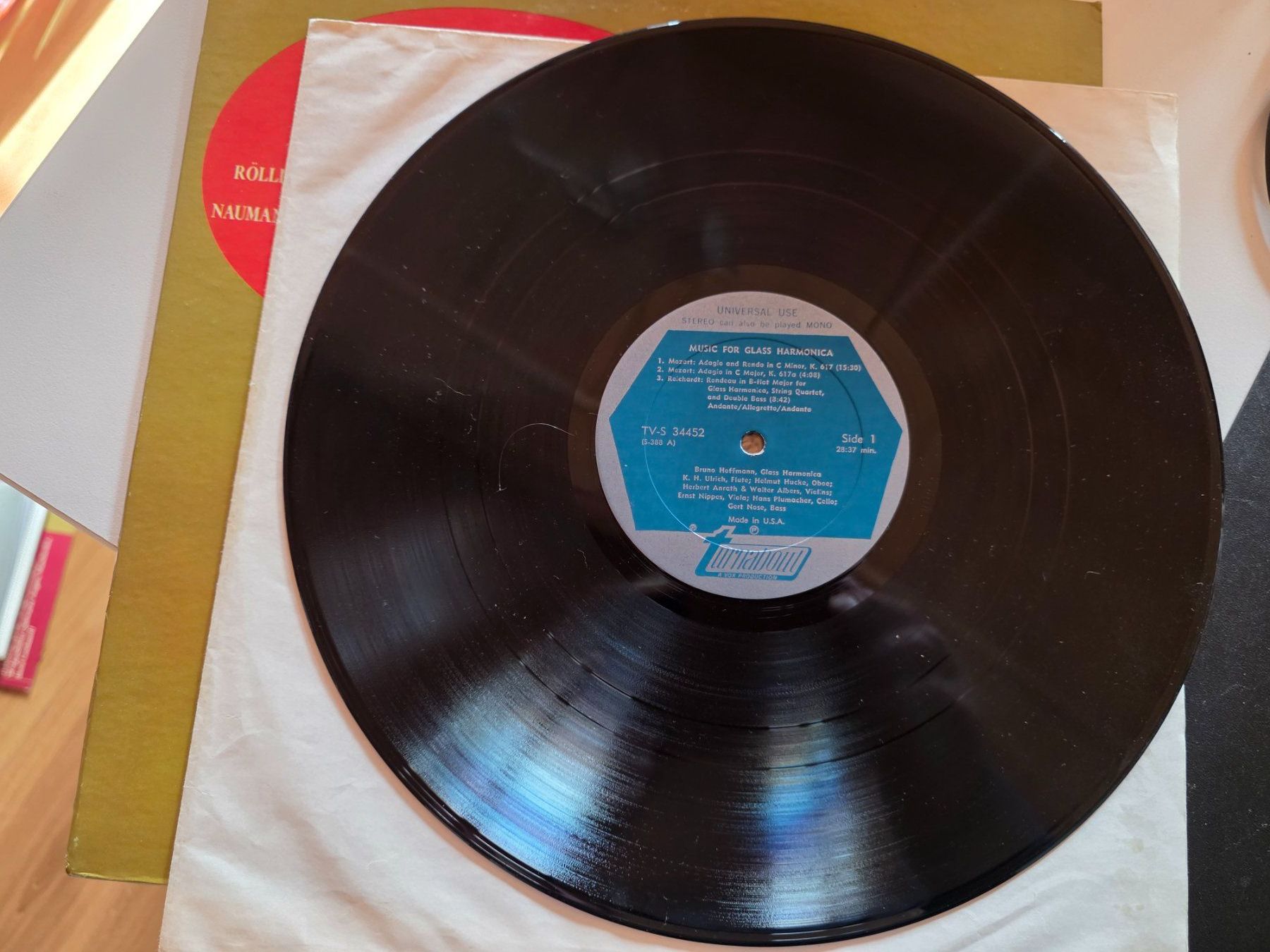 Dischi in vinile: Klassik LP Bruno Hoffmann Glass Harmonica -Tornabout Vox – Usato da Walterswil BE venduto da Lonitti 5