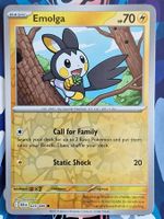 Emolga - Reverse Holo Pokemon Black Bolt - #7.4