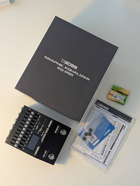 Equalizzatori: Boss EQ-200 Graphic Equalizer Pedal – Usato da Windisch venduto da Kookmeyer1 4