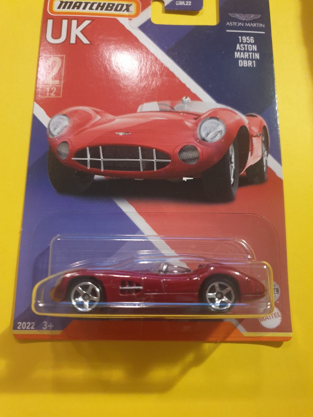 Matchbox Modellautos: Matchbox 1956 ASTON MARTIN DBR1 – Neu und originalverpackt aus Oftringen von Rotor 2