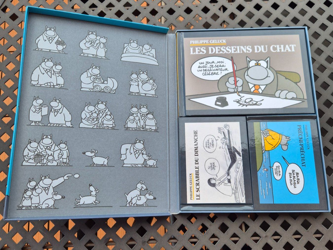 Fumetti: BD - Coffret "Le Chat fait des petits" - Philippe Geluck – Nuovo (secondo la descrizione) da Cossonay-Ville venduto da Axe_ll_e 1