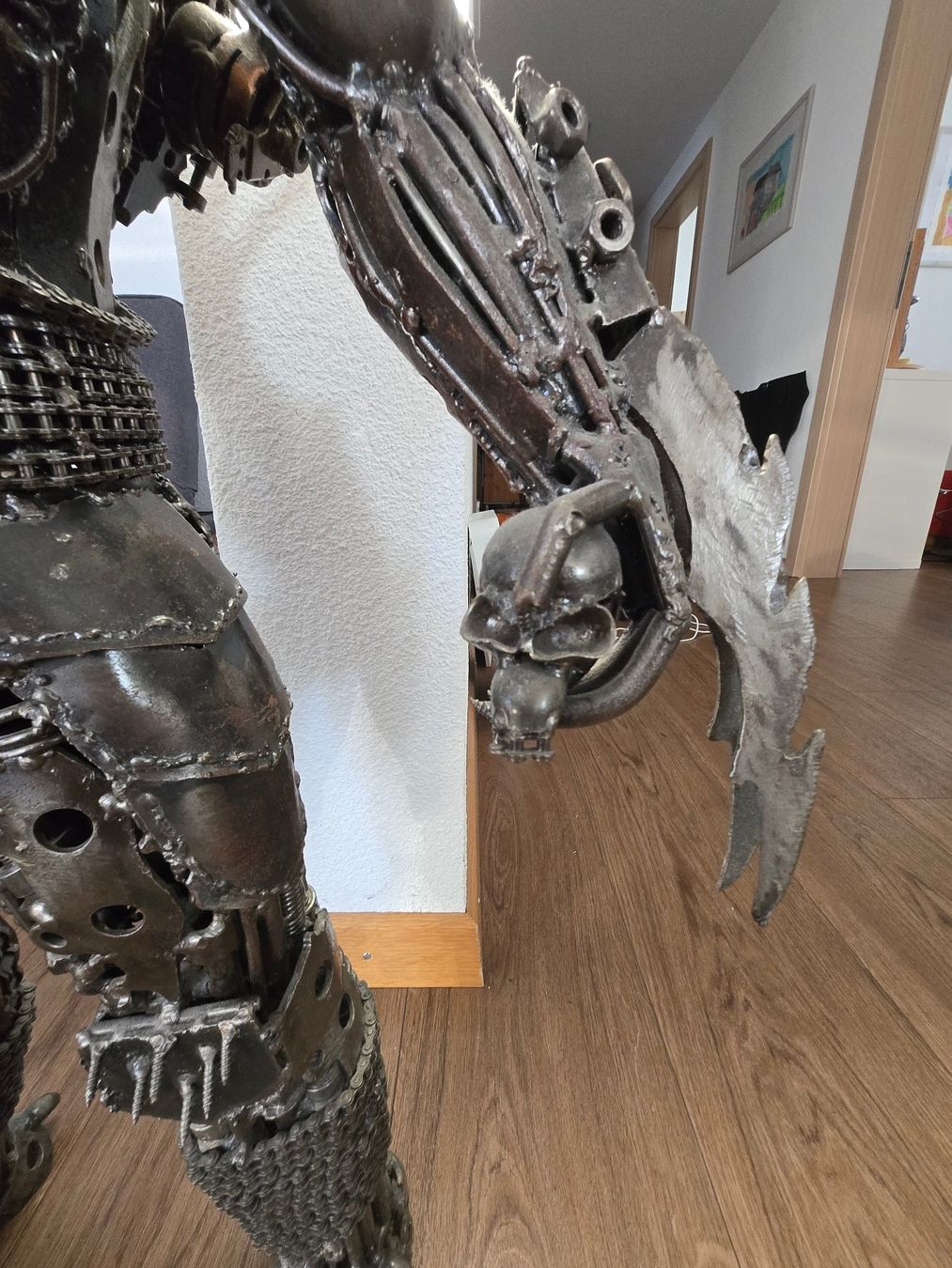Statuette: Recycle Art "Grosser Krieger" – Usato da Egg (Flawil) venduto da cyrillswiss12 1