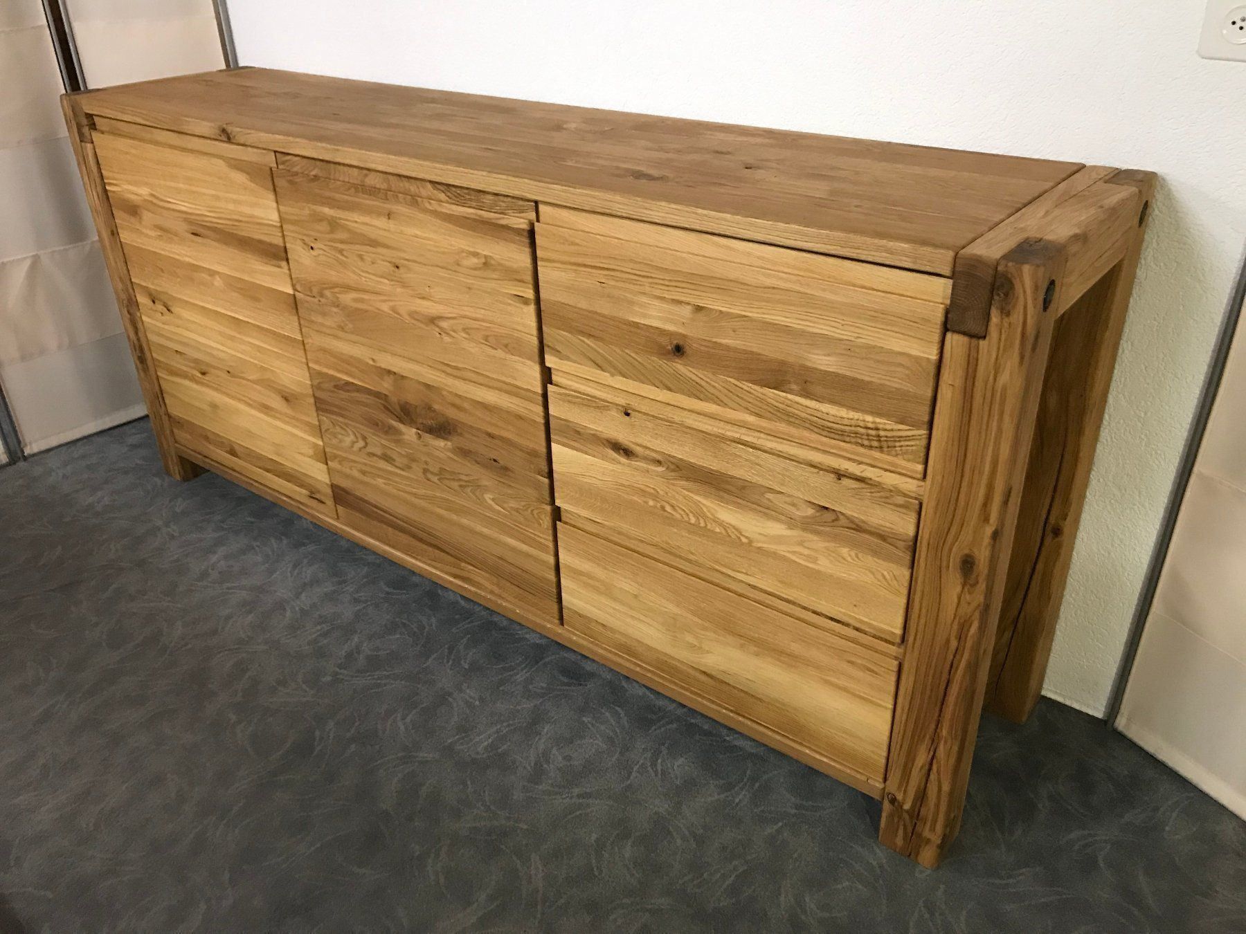 Kommoden: Sideboard Kommode WOODSTOCK 200 cm Eiche massiv – Neu und originalverpackt aus Unterentfelden von moebelrufli 1