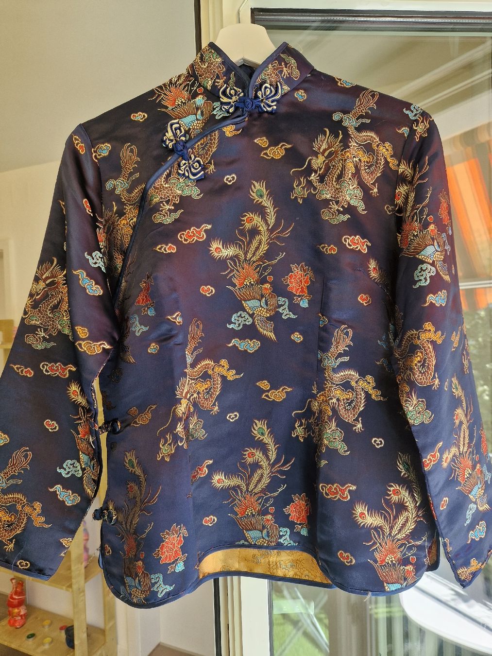 Camicette: Dragon Print Chinese Style Blouse – Usato da Wettingen venduto da mor_76q7