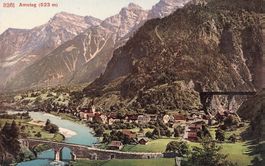 Amsteg (UR) – Gesamtansicht (523 m)