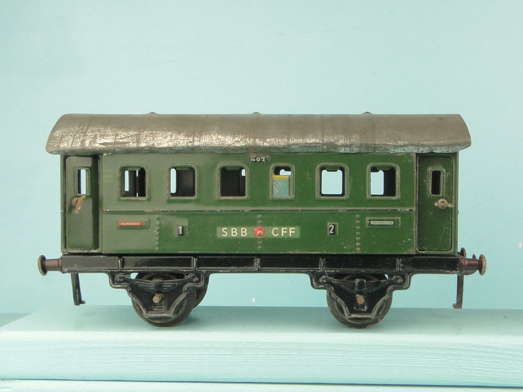 Fleischmann Trains électriques: Fleischmann Spur 0, 2 X Wagen, Blech – D'occasion à Bülach par cann11 5