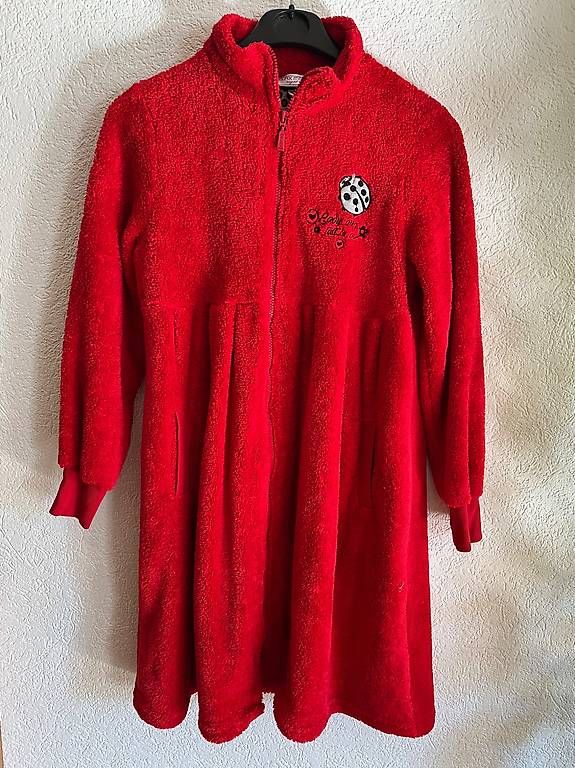 Bademäntel: Roter Bademantel mit Glückskäfern – Gebraucht aus Zürich von Koereli01
