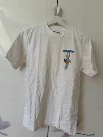 Carhartt WIP T-Shirt weiss Grösse S mit Print guter Zustand