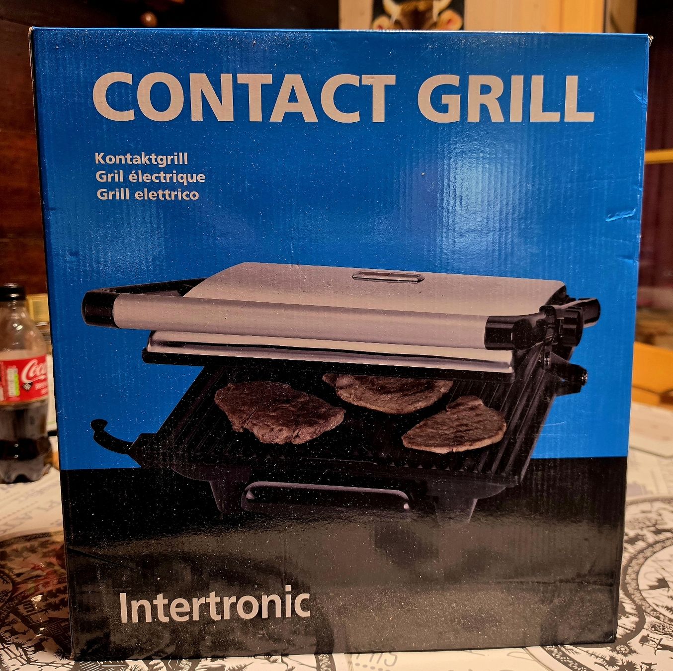 Elettrodomestici da cucina: Kontaktgrill Intertronic mit Originalverpackung  – Usato da Kaltacker venduto da bakabe