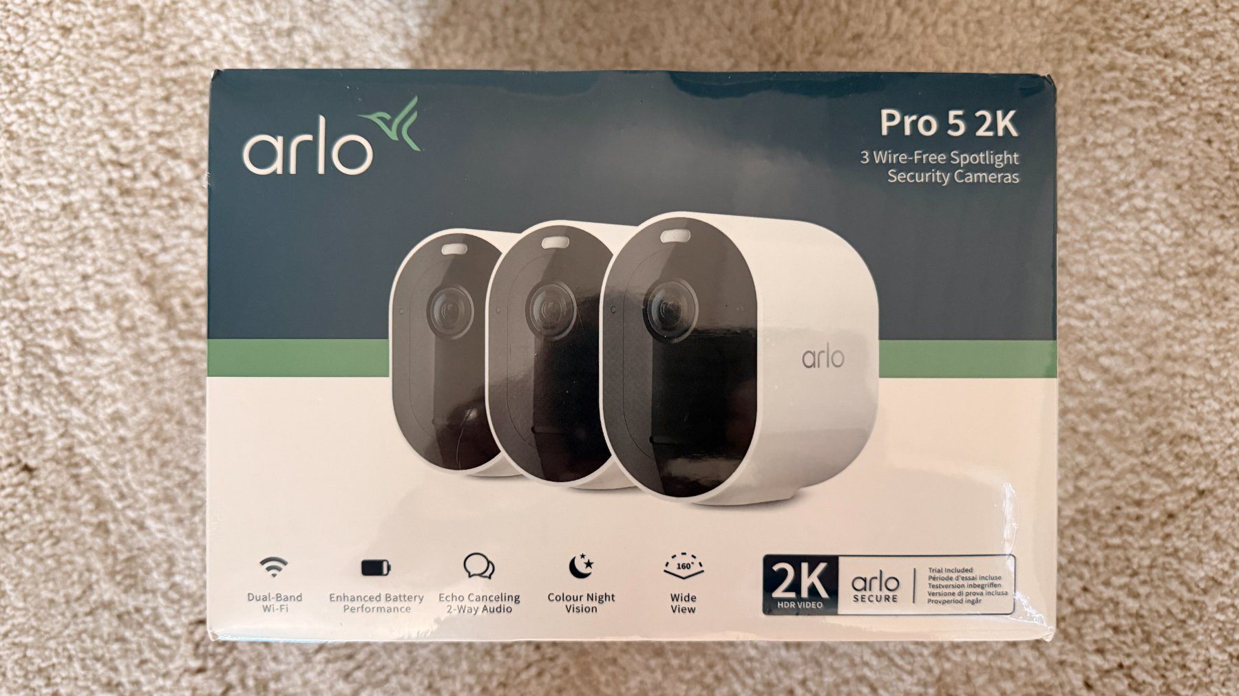 Arlo Webcam: Arlo Pro 5 2K Sicherheitskamera – Nuovo e nell'imballaggio originale da Hägendorf venduto da lechiffre