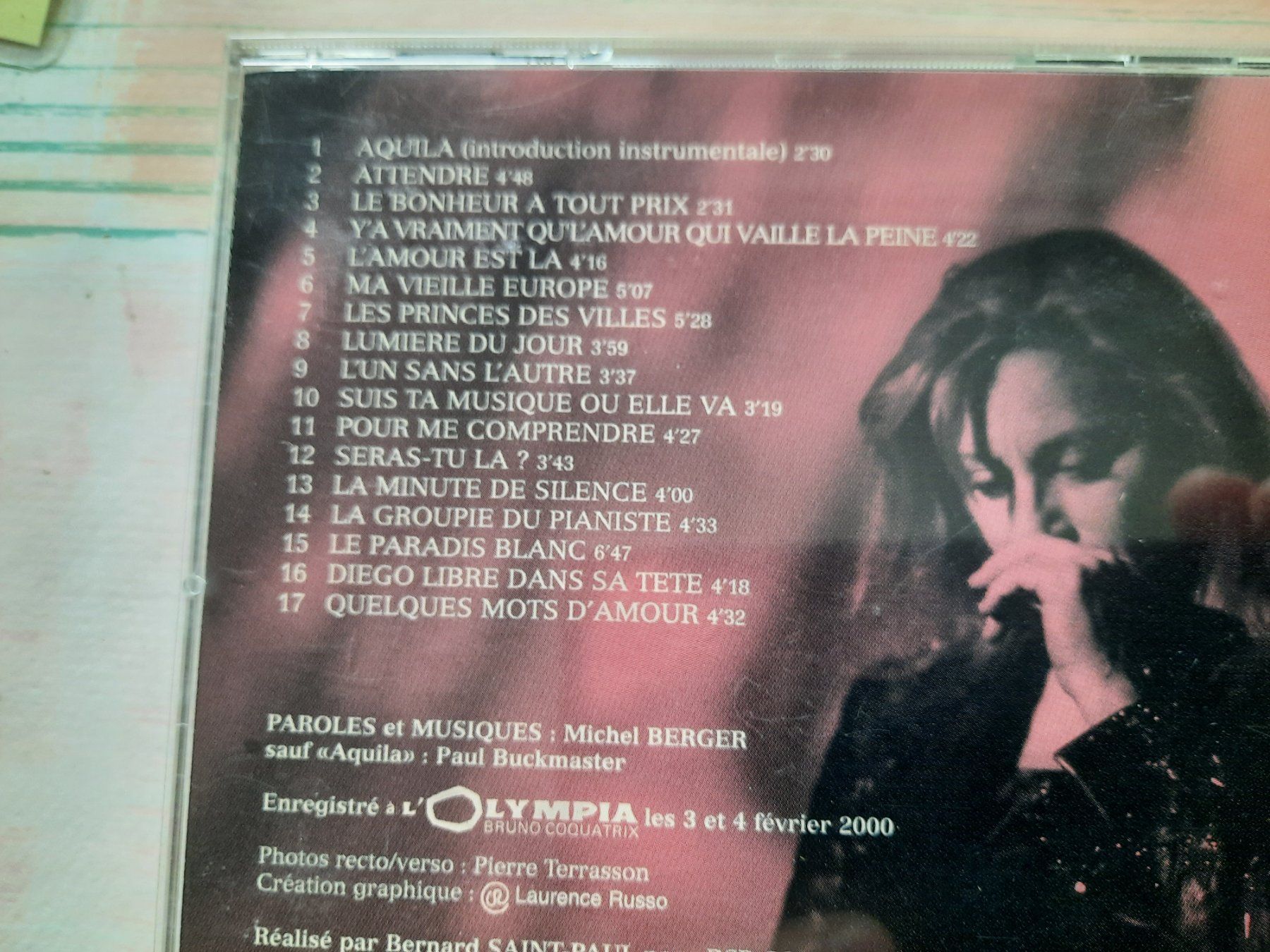 CD: CD Véronique Sanson chante Berger - Live – Usato da Pully venduto da bro_n52j 2