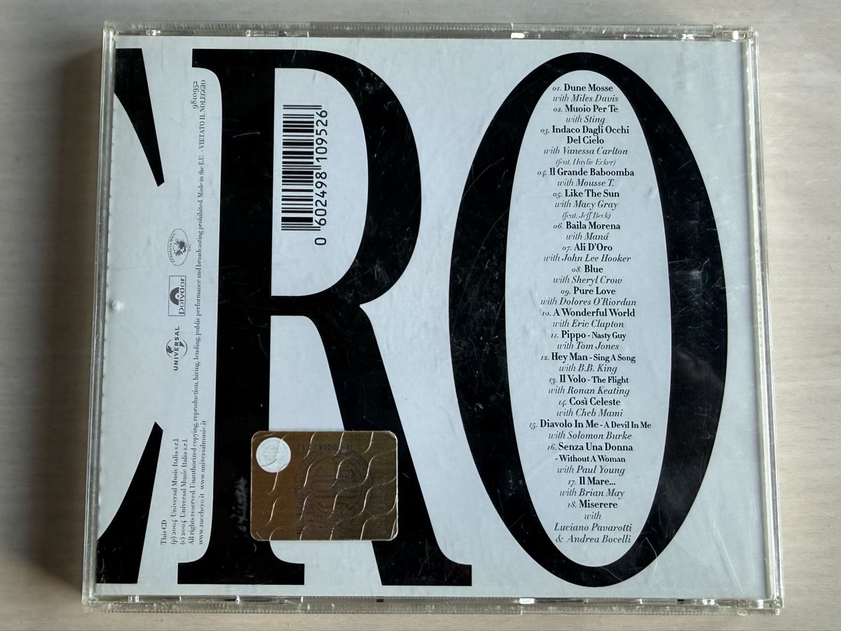 CD: Zucchero - Zu & Co. CD 2004 – Usato da Oberried Brienz venduto da Chyara 1