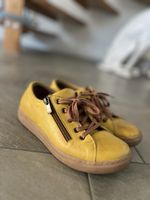 Gelbe Sneaker Schuhe weiches Leder Gr. 36 Safe Step