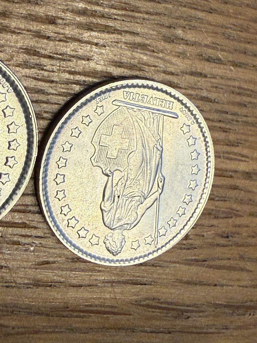 Tutti le monete: 2 x 1 Schweizer Franken Silber 1963 – Nuovo (secondo la descrizione) da Goldach venduto da Messerguru 5