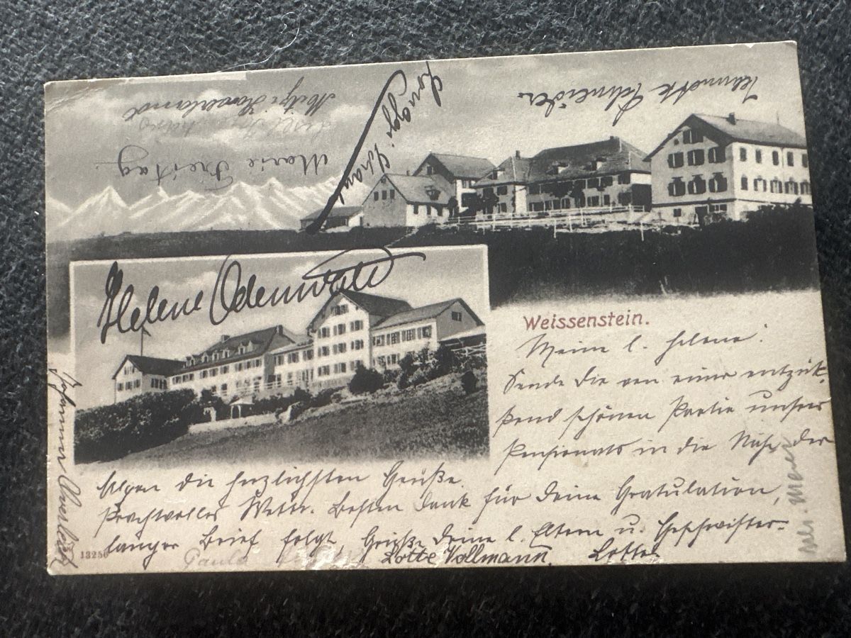 Ansichtskarten: Weissenstein 1905 – Gebraucht aus Wettingen von OttoNeuerName