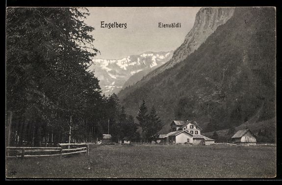 Cartoline postali: AK Engelberg /OW, Eienwäldli, Panorama – Usato da Berlin venduto da bartko-reher